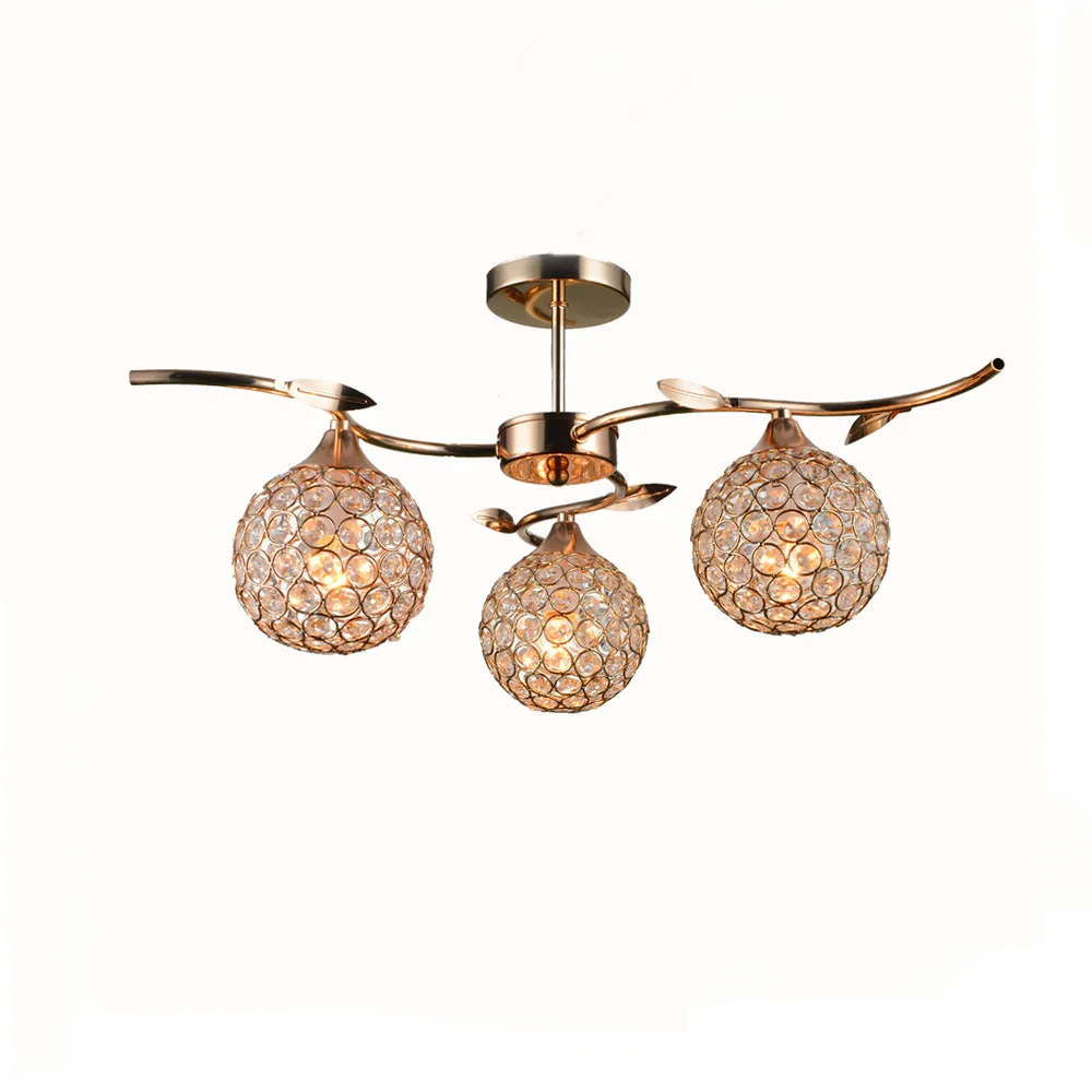 الحديثة مطعم ثلاثة K9 كريستال الإبداعية غرفة الطعام بار الجدول الطعام الجدول مصباح بسيط LED المطاوع الحديد وجبة شنقا مصابيح