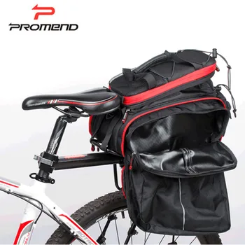 

Promend 35L Cycling Bags MTB Bike Rear Rack Bag Multifunction Road Bicycle Tail Pannier Rear Double Side Seat Trunk Bag with Lid
