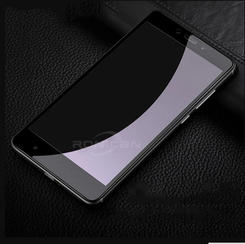 RONICAN Full Screen Protective Tempered Glass For Xiaomi Redmi Note 4X Redmi 4X 9H Protector Film For Redmi Note 4X glass Full cover (6)