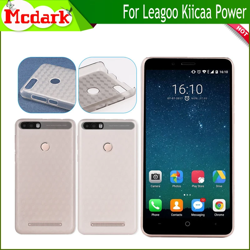 Защитный чехол ocube для Leagoo Kiicaa Power прозрачный жесткий пластиковый из