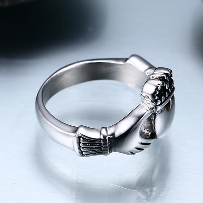 Claddagh кольцо из нержавеющей стали Сердце Обручальное сделано в Ирландия|Кольца| |