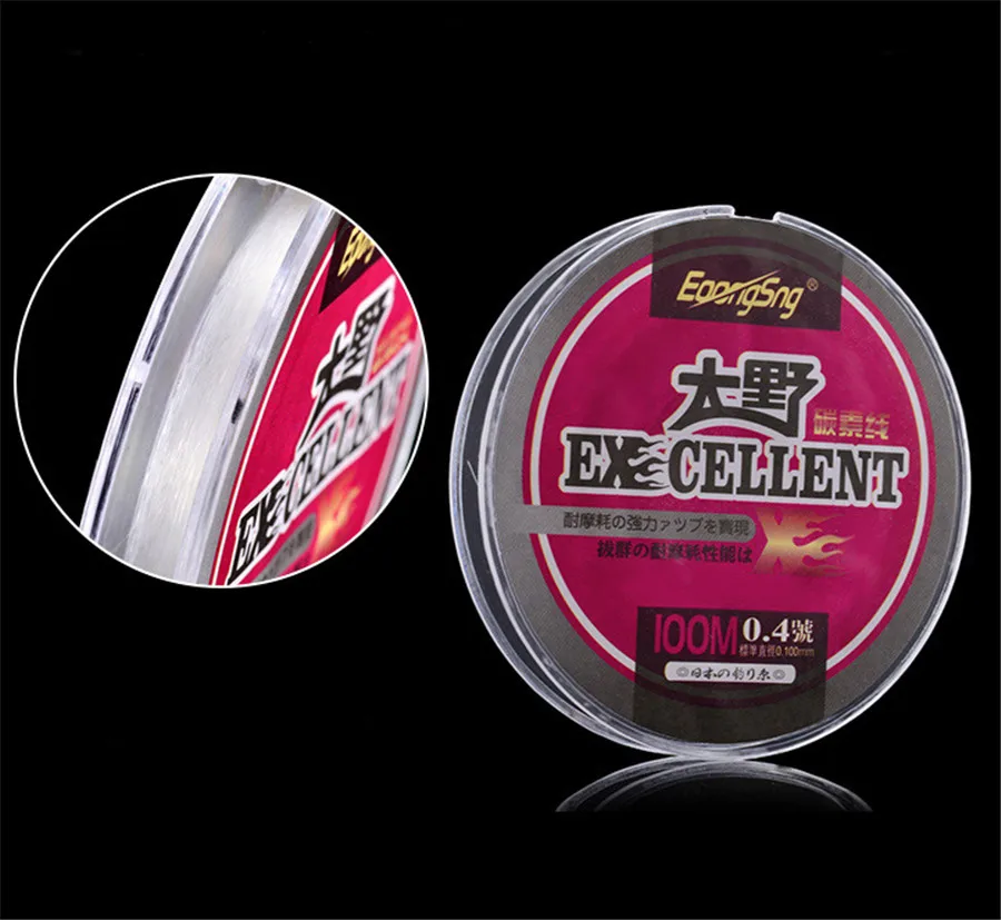 100M Fluorocarbon Fishing Line Monofilament Carbon Fiber Line For Fishing (3)