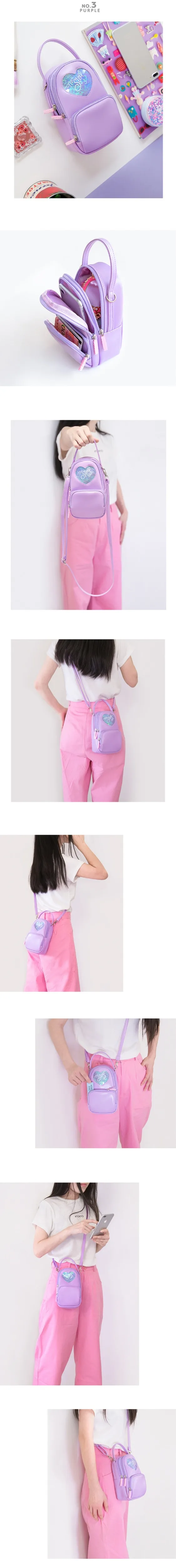 Coração feminino couro crossbody sacos a laser