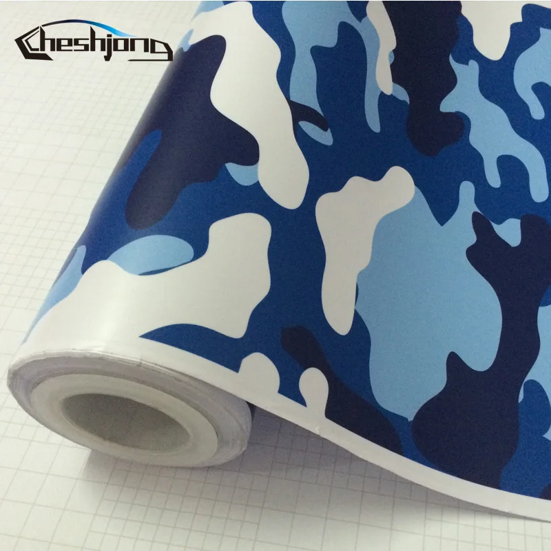 Matte-Finished-Jumbo-Blue-Camo-Car-Vinyl-Wrap-Urban-Sticker-Bomb-Camouflage-Printed-Graphics-Pvc-Material-Roll-Sheet