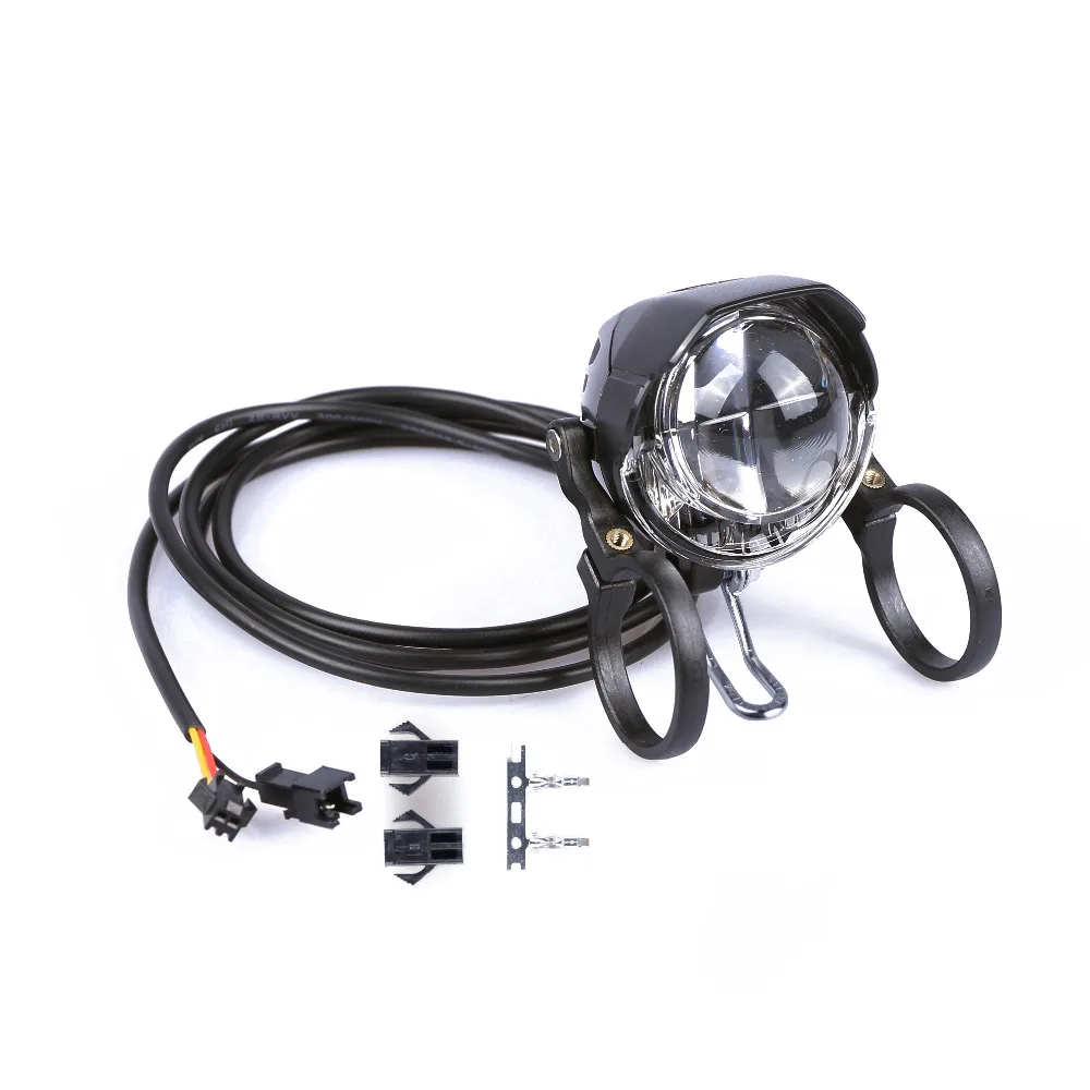 Cheap Electric Bicycle Light 3W Waterproof & Shockproof Headlight 60 lux DC6V - 80V Aluminum Housing LED ebike Light E24 Certificate 1 Cheap Electric Bicycle Light 3W Waterproof & Shockproof Headlight 60 lux DC6V - 80V Aluminum Housing LED ebike Light E24 Certificate 1