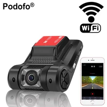 Podofo Wi-Fi автомобильный dvr камера novatek 96658 Dashcam Автомобильный видеорегистратор регистратор мини беспроводной g-сенсор ночное видение тире Cam