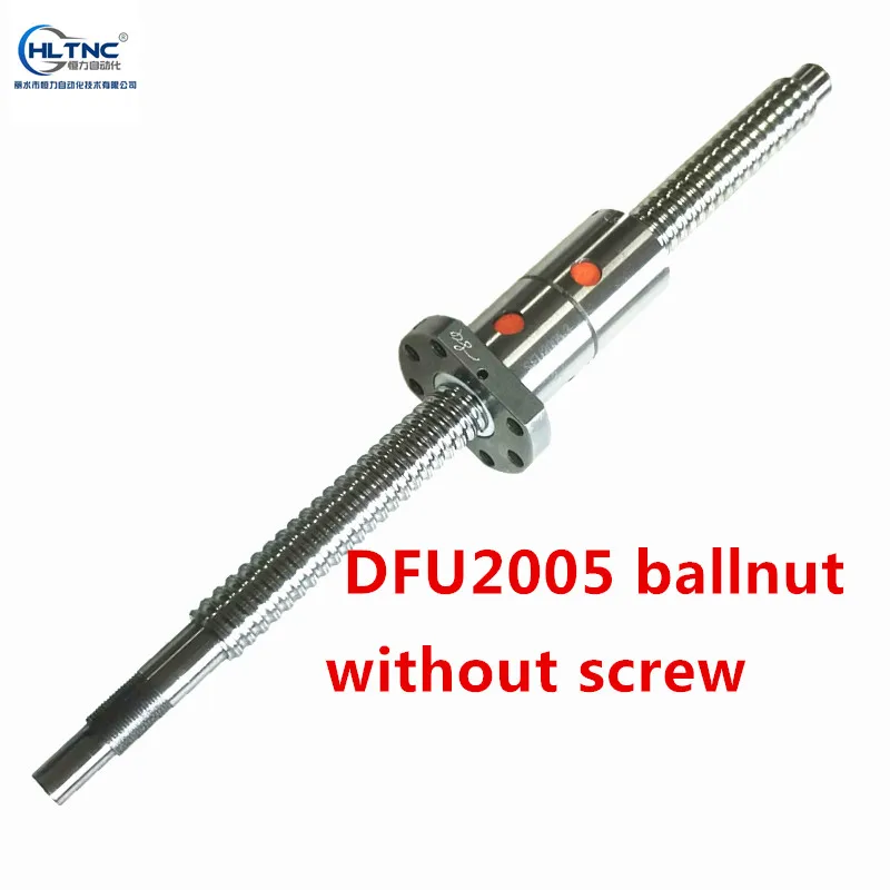 DFU2005 DFU2005 ballscrew двойная гайка 20 мм шариковая гайка с ЧПУ DIY резьба по машинным частям