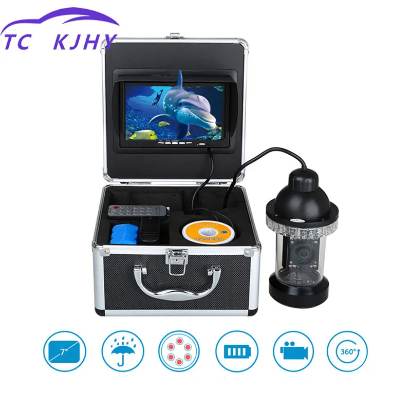 

Auto Night Vision 360 Degree Photo Recording Marine GPS 7 Inch 20~50 M High Definition Underwater Fishing Device Camera Display
