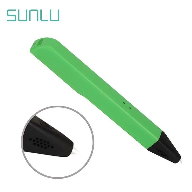 

Bright Green SL-600 3D Magic Pen For Children Creative Low Temperature PCL Filament 3D Printing Pen Best Gift DIY Craft