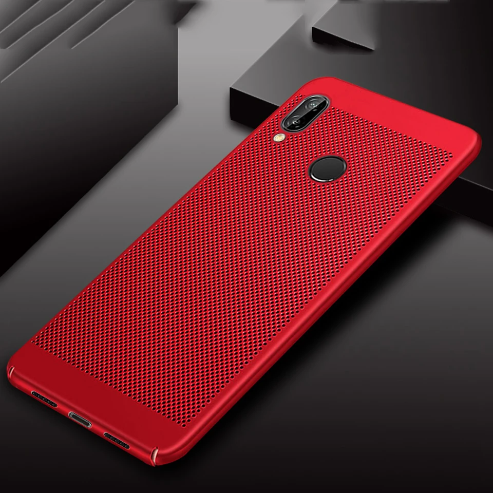 Тепловыделение чехол для huawei P20 Пластик P10 P9 P8 Lite 2017 Коврики 20 10 9 Nova 3 телефона s Honor 8