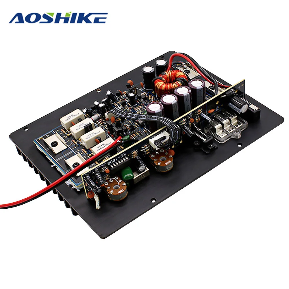 AOSHIKE 12 V 1000 W potente Subwoofer de graves de Audio de coche amplificador de alta potencia Amp Placa de sobrecarga térmica protección potente AOSHIKE 12 V 1000 W potente Subwoofer de graves de Audio de coche amplificador de alta potencia Amp Placa de sobrecarga térmica protección potente