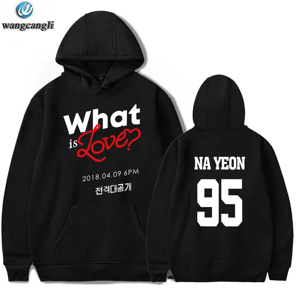 Толстовки с принтом What Is Love в стиле K-POP свитшоты для мужчин и женщин пуловер