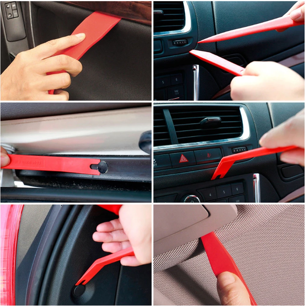 WHDZ Upholstery 13pcs Car Door Dash Audio Radio Removal Tool Auto Door Panel Window Molding Fastener Clip Trim Removal Tool