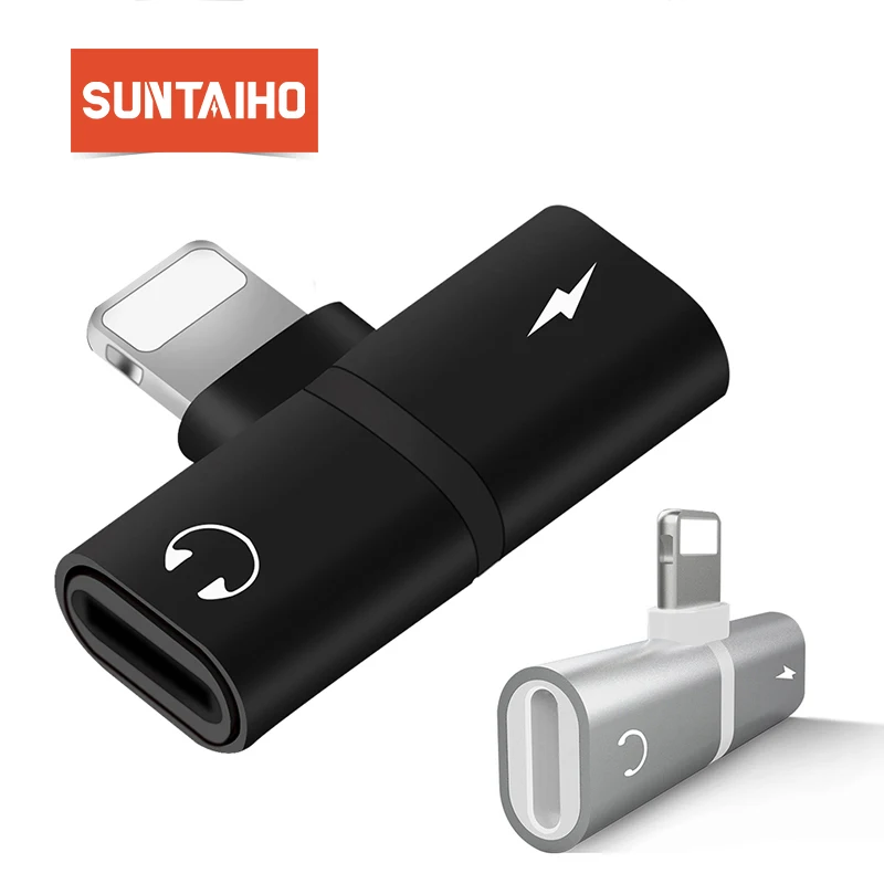 Suntaiho for iphone lightning adapter to 3.5mm jack for iphone 8 plus Charger Audio mini Adapter for iphone 7 Listenning Music Suntaiho for iphone lightning adapter to 3.5mm jack for iphone 8 plus Charger Audio mini Adapter for iphone 7 Listenning Music