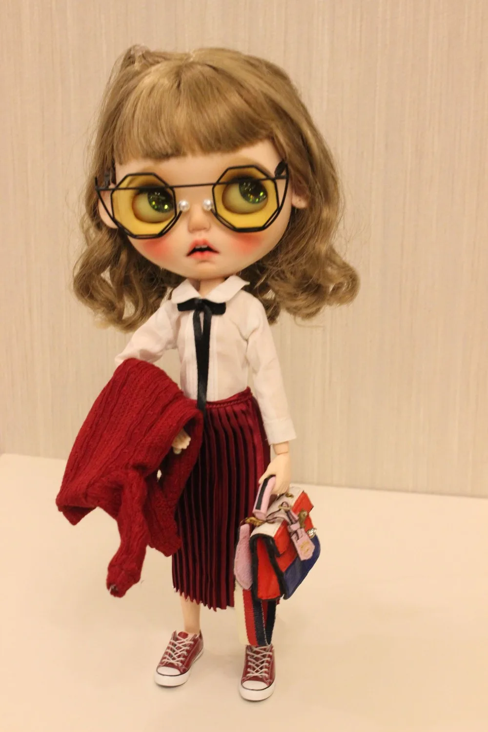 Blyth Кукла одежда длинная Плиссированная юбка доступна для Blyth кукла азон S OB24 кукла licca аксессуары кукольная юбка