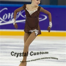 Лидер продаж, платья для фигурного катания для взрослых, бренд, платье для соревнований на коньках для женщин DR3478