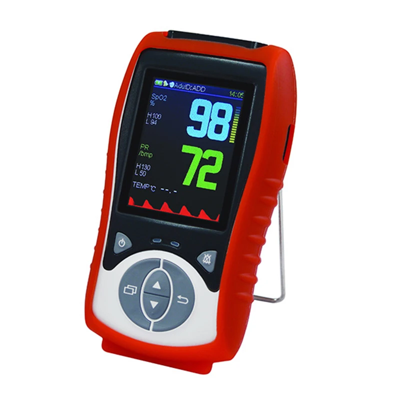 Ручной ветеринарный Пульсоксиметр SpO2 датчик температуры SPO2 Оксиметр кислорода в