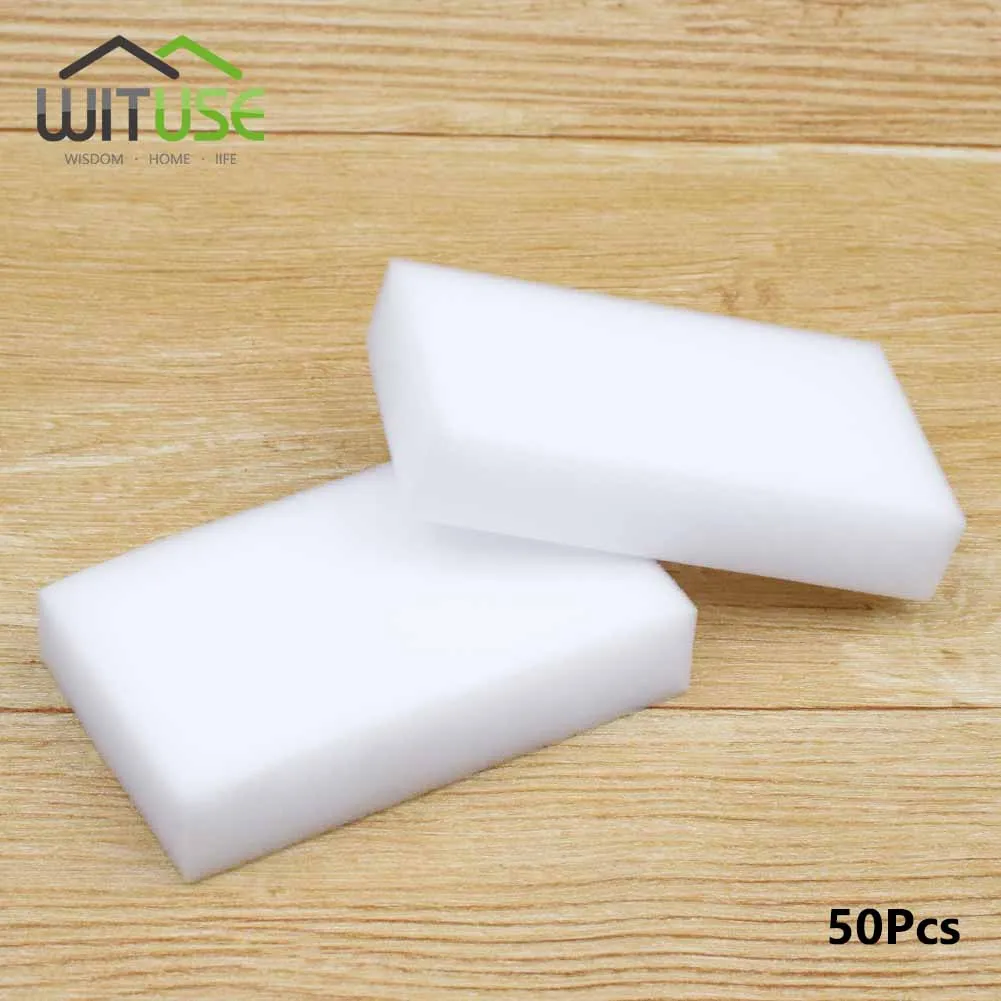 

100Pcs/50pcs Nona Magic Clean Sponge Melamine Eraser Cleaner,Bathroom Kitchen Accessories Cleaning Tools High Quality