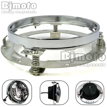 

7" LED Headlight Mounting Ring Bracket Head For Harley Davidson FLD 2012-2013 touring Models 1994-2013 Softail Model
