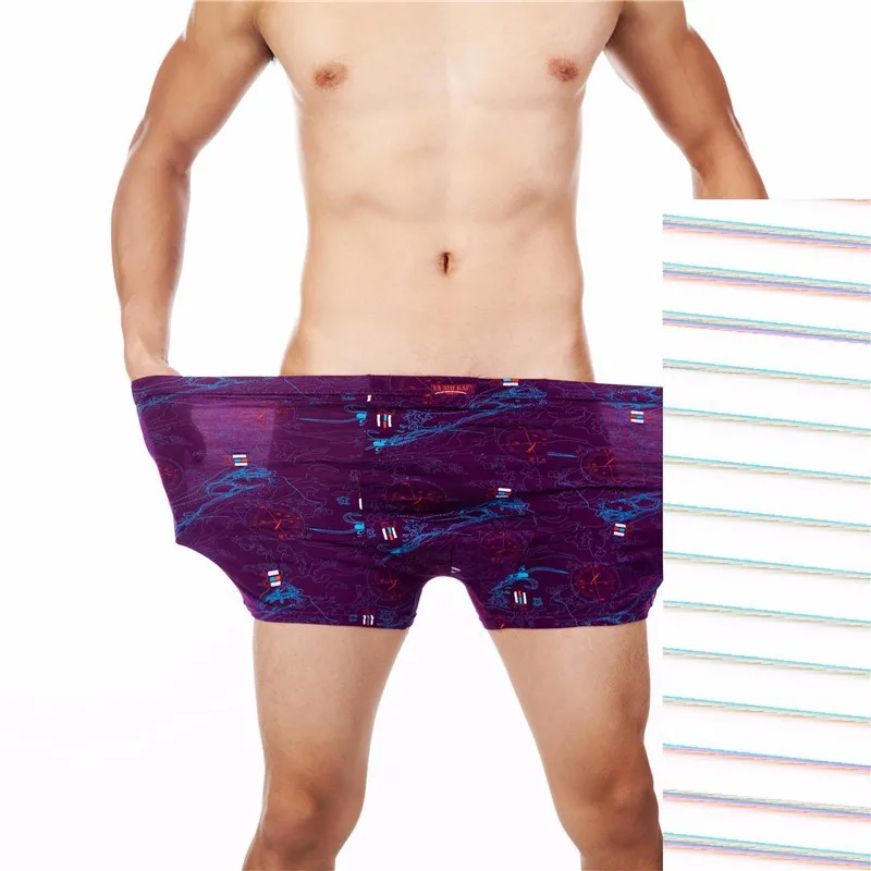 Fashion Underwear Men Boxers Underpants Sexy Print Man'S Pants For Men Cuecas Boxer Shorts Man Masculinas Calzoncillos 5XL 6XL 32