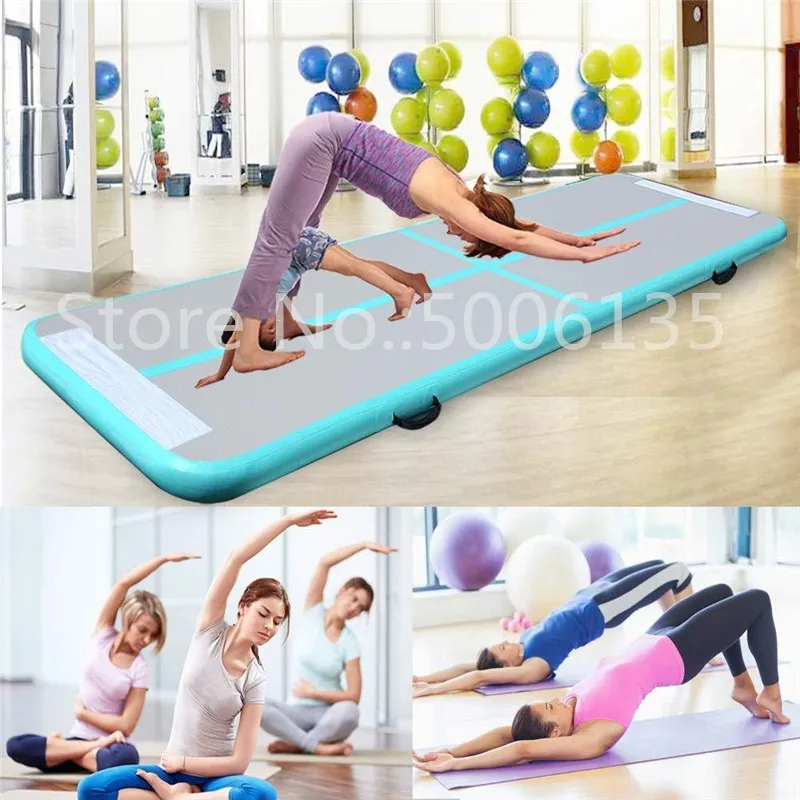 

Free Shipping 6*1*0.1m Air Track Tumbling Mat for Gymnastics Inflatable Airtrack Floor Mats with Electric Air Pump for Home Use