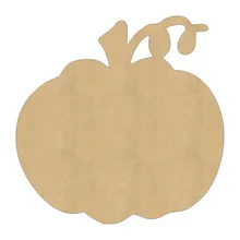 10pcs laser cut wood wooden pumpkin shape diy craft gift tag happy halloween decorations