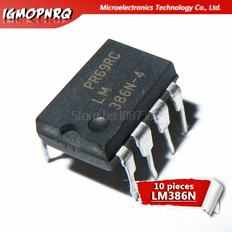 10 шт. усилители o LM386 LM386N LM386M LM386L низкие VLTG аудио PWR AMP DIP-8 новые оригинальные |