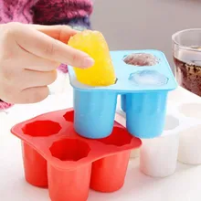 WOFU Прямая 2 шт./партия, лоток для льда, форма чашки, кубик для заморозки, форма для льда, форма для льда, 4 чашки, форма для льда, барные кухонные принадлежности