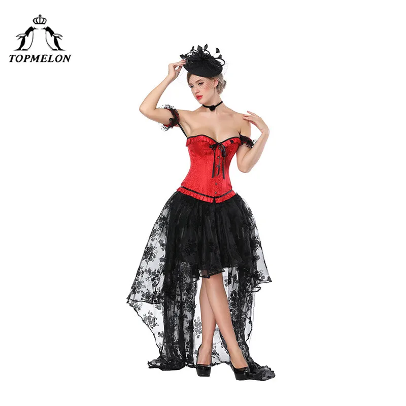 corset skirt long