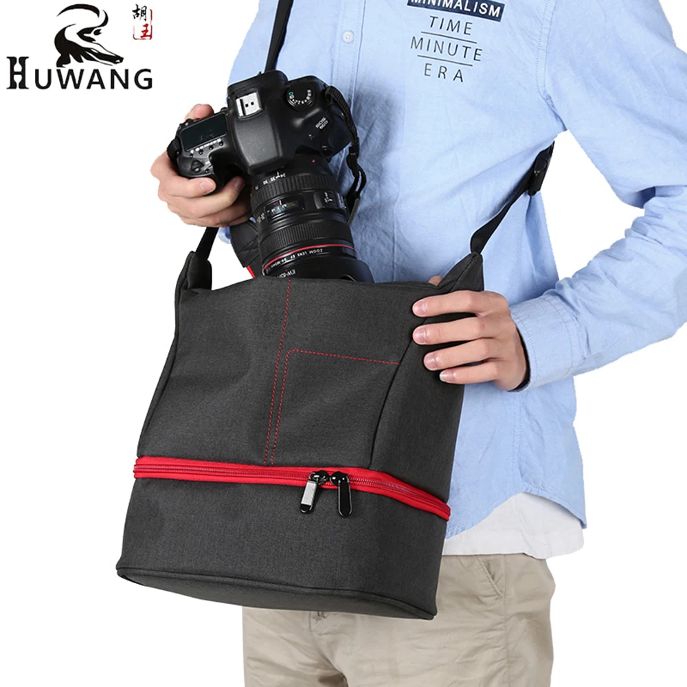 Модный нейлоновый материал наружная фотография DSLR камера сумка на плечо водонепроницаемый устойчивый к истиранию портативный слинг-сумка для фотоаппарата