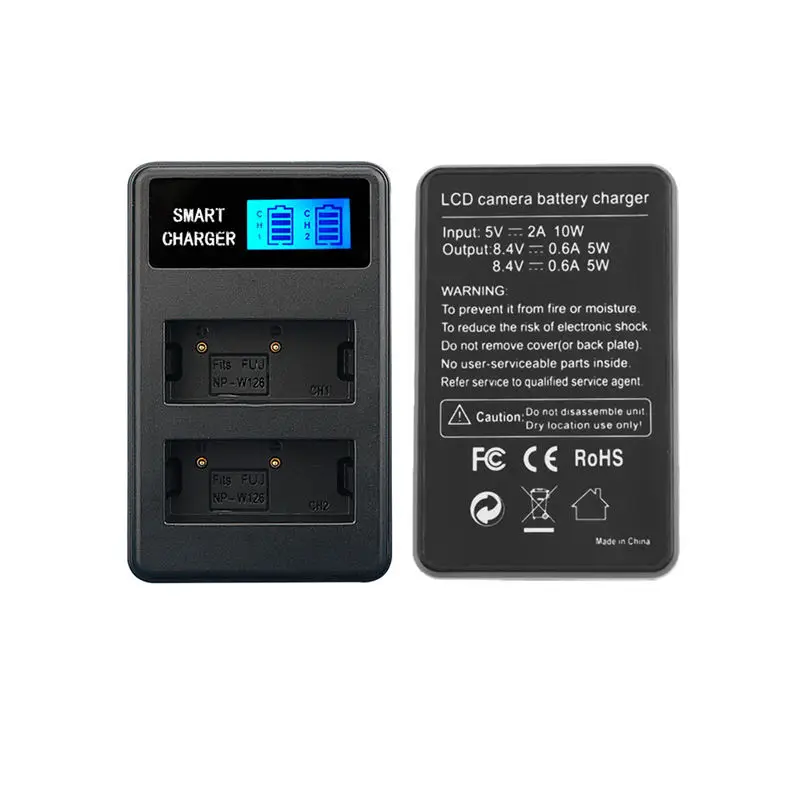 Np-W126 Usb ЖК-дисплей двойной порт зарядное устройство для Fujifilm Hs30Exr Hs33Exr X100F X-A1X-E2 X-T10