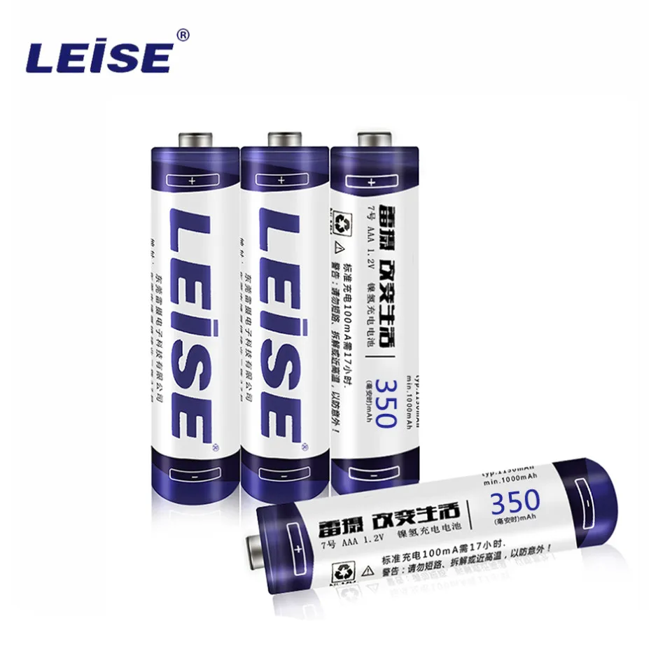 Leise 1 2 v AAA перезаряжаемые 350mah много aaa nimh 3A Батарея батареи для домашнего