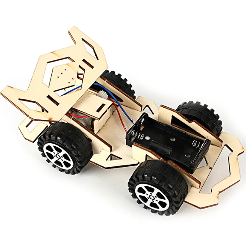 DIY gear Drive механические модели строительные наборы деревянная сборка автомобиля игрушки подарок интерактивные, образовательные игрушки для детей