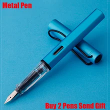 Классический дизайн, Al Star, металлическая перьевая ручка, роскошный бизнес подарок, ручка для письма, купить 2 ручки, отправить подарок