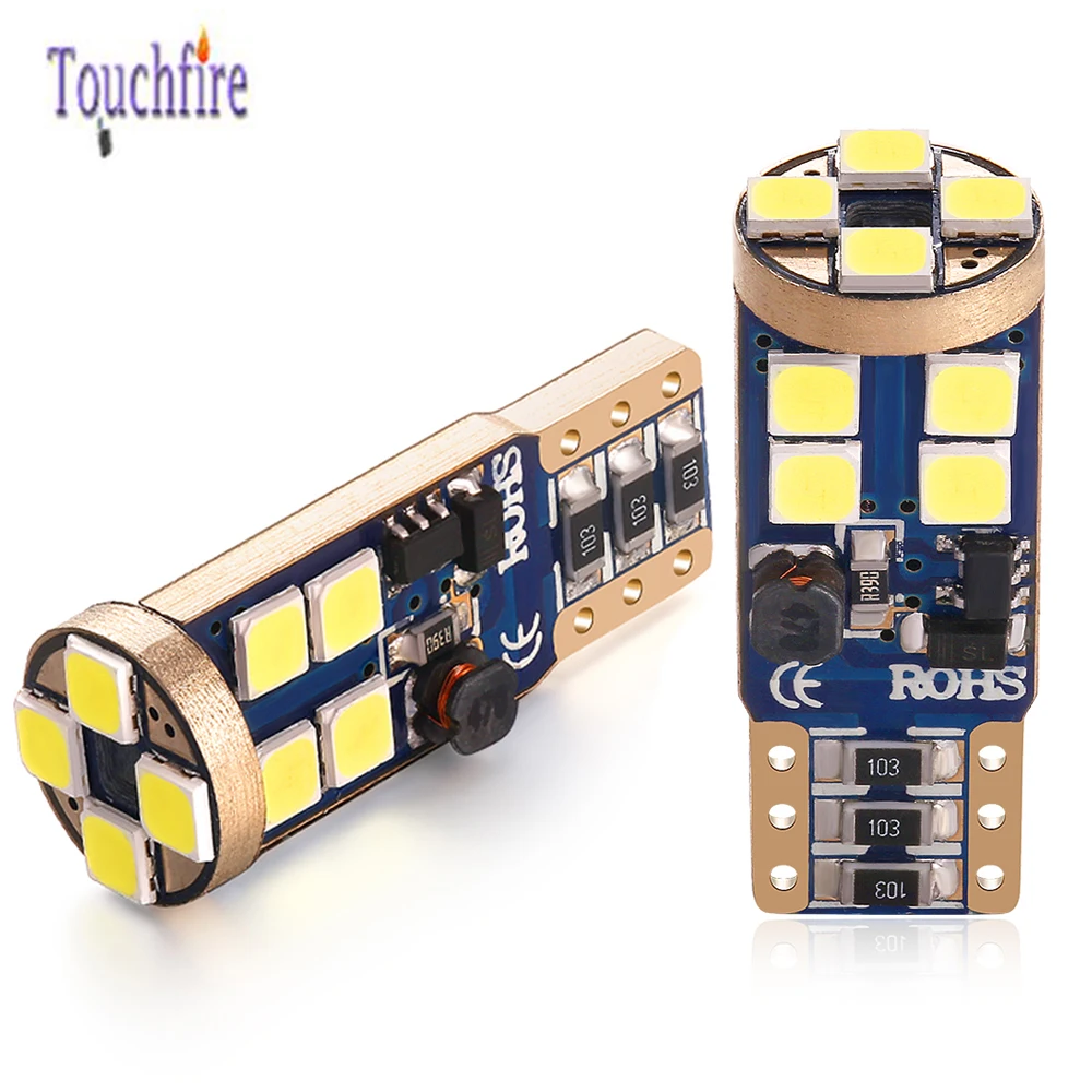 2 шт. Авто T10 W5W 194 Canbus автомобильная лампа 3030SMD 12LED зазор номерного знака авто чтение парковочный купольный светильник для Audi Ford 6000K