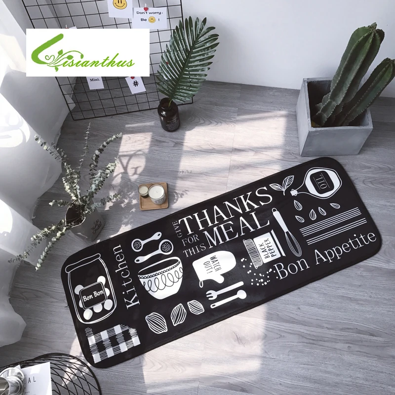 Anti-Slip Kitchen Mat Long Bath Carpet Modern Cartoon Entrance Hallway Doormat Tapete Absorbent Bedroom Living Room Floor Mats Anti-Slip Kitchen Mat Long Bath Carpet Modern Cartoon Entrance Hallway Doormat Tapete Absorbent Bedroom Living Room Floor Mats