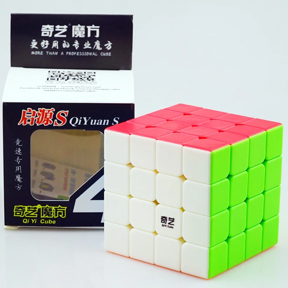 4*4 QiYi магические кубики без наклеек 4x4x4 6 2 см кубик QiYuan S игрушка 4 слойный