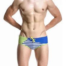 Бренд для мужчин s swim Breifs одежда для плавания для мужчин в полоску короткий сексуальный купальный костюм плавки для купания для мужчин плавки