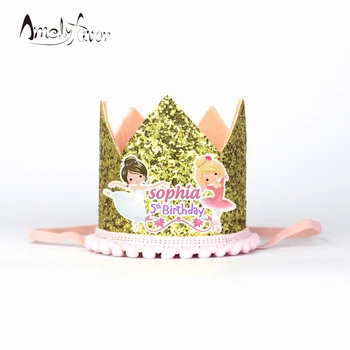 

Ballerinas Theme Birthday Crown Ballet Girls Hat Birthday Party Decorations Supplies Photo Shoots Birthday Custom-Made