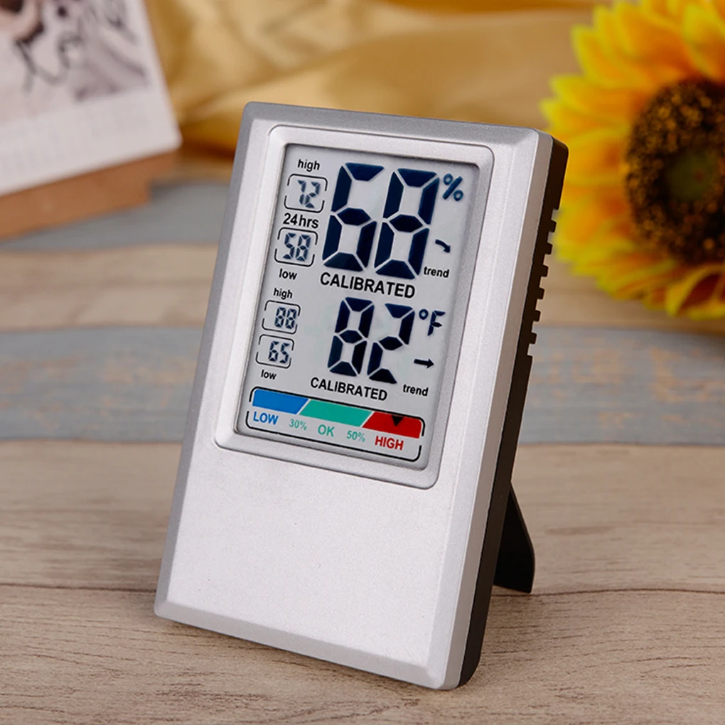 

CJ3308D LCD Weather Station Digital Thermometer Hygrometer MAX/MIN Electronic Temperature Humidity Meter