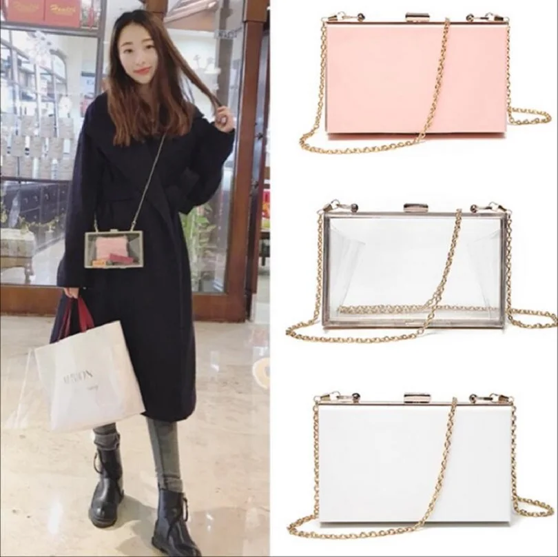 

Fashion Luxury Brand Hollow Out Acrylic Clutch Women Evening Clutch Bags Party Woman mini Handbag Shoulder Messenger with Tote
