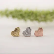 Jisensp серьги в виде сердца с сердечками, маленькие милые серьги-гвоздики в виде сердца для женщин, подарки для девочек, boucle d'oreille Femme, 10pairs-E017