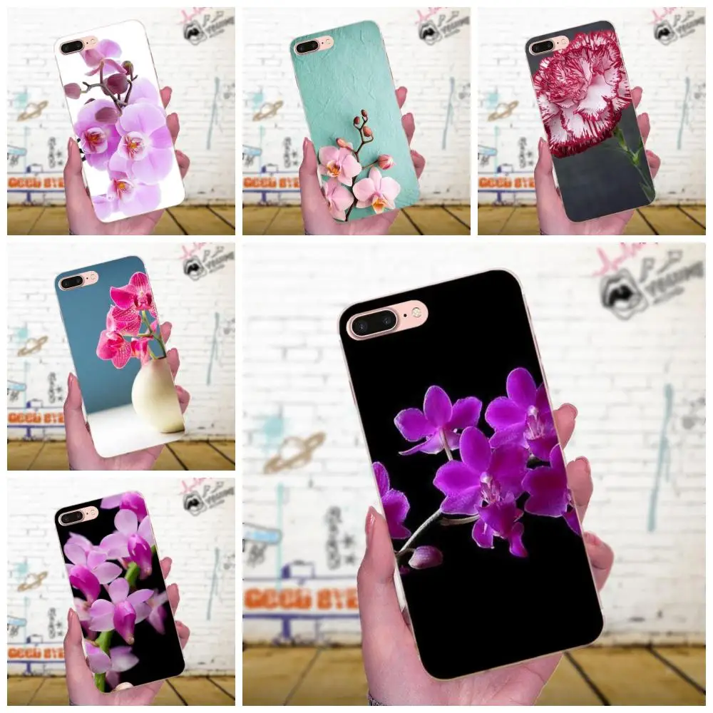 Рисунок орхидеи из ТПУ для Huawei P7 Honor 4C 5A 5C 5X 6 6C 6A 6X 7 7X 8 9 V8 V10 Y3II Y5II Y6II G8 Play Lite |