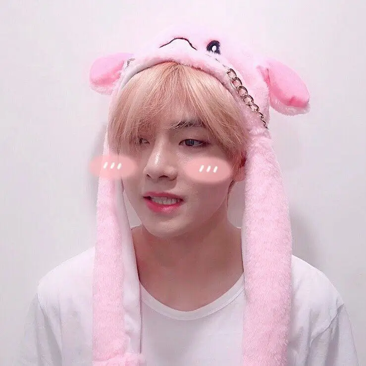 New kpop Bangtan Rabbit Hat Shake Move 