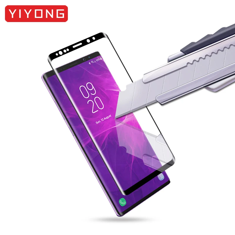 YIYONG 3D Edge изогнутое стекло для samsung Galaxy S8 S9 Plus S7 Edge Закаленное стекло протектор экрана для samsung Note 8 9 S стекло