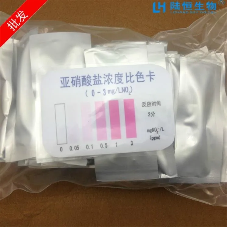

Nitrite Colorimeter 0-3 ppm Nitrite Test Pack Nitrite Test Paper Kit