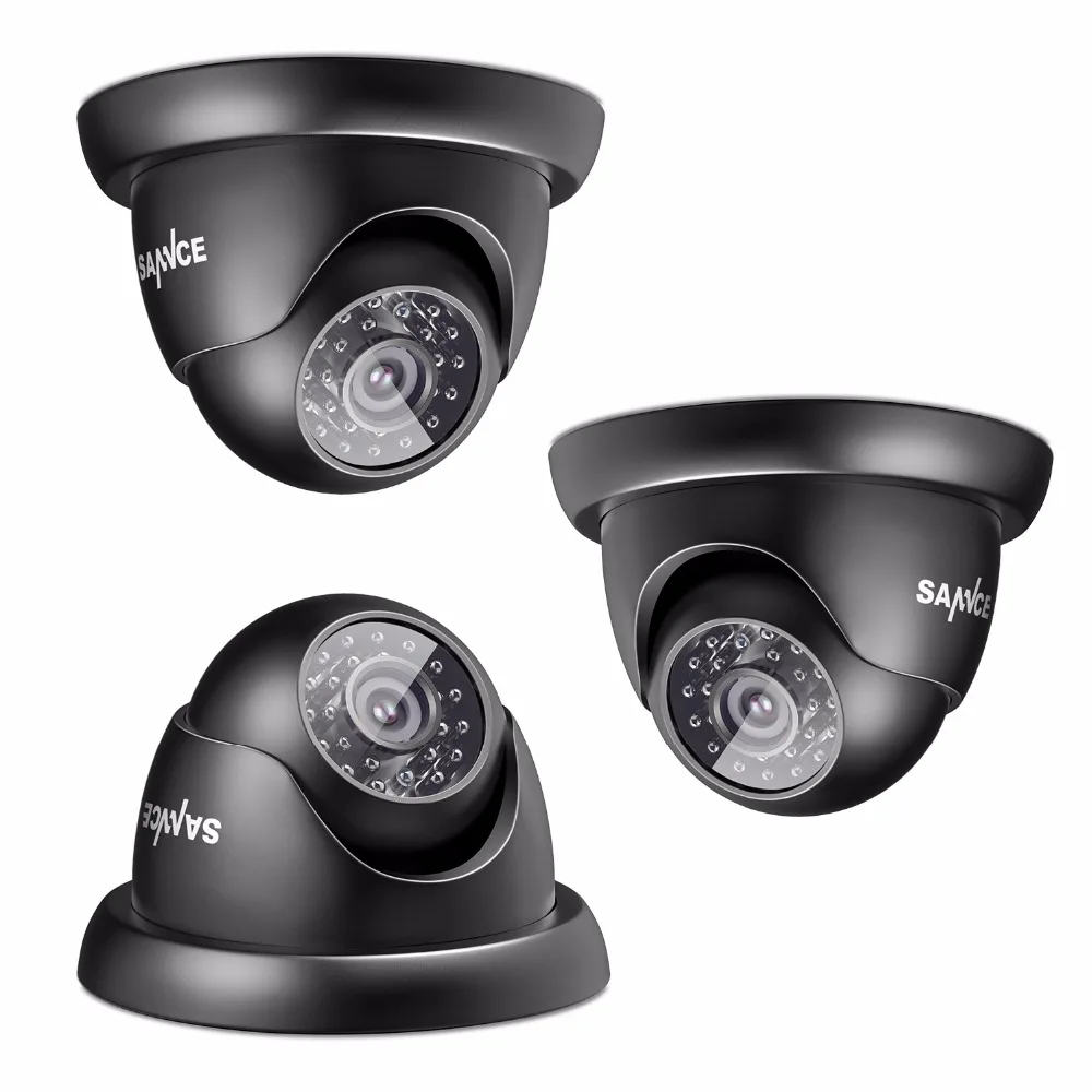 SANNCE 4 канала 720P DVR CCTV Камера Системы 2 шт. 1200TVL 720P уличная инфракрасная камера видеонаблюдения Системы комплект видеонаблюдения 1 ТБ HDD