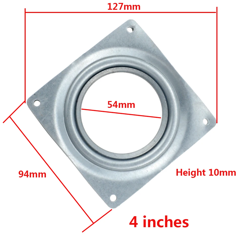 3/4 Inch Heavy Duty Lazy Bearing Turntable Boat Seat Swivel Plate Base 360 Degree Rotating
