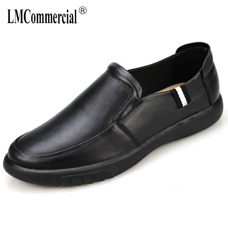 Genuine Leather business shoes mens casual natural leather loafers men shoes genuine leather Driving shoes soft spring autumn