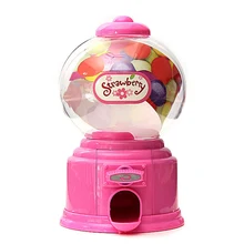 

HGHO-Home plastic Candy Machine Money Bank Gift Storage Box Presents for the children&lover pink